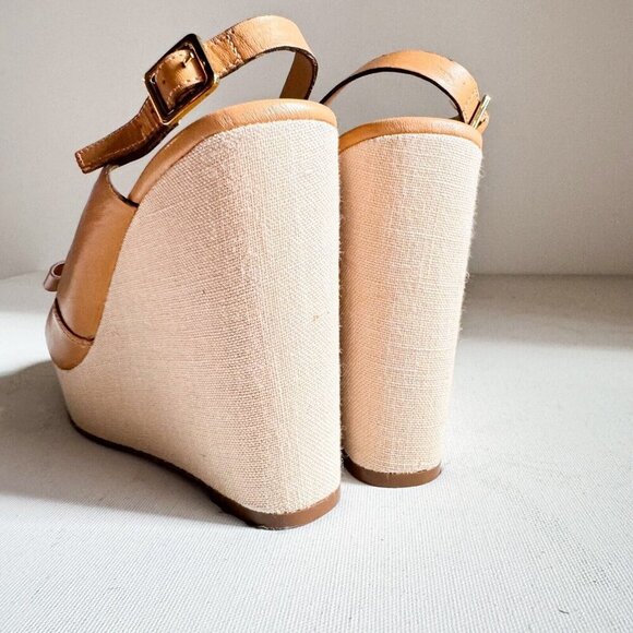 Kate Spade Light Beige wedge heel Sandals 7.5 - Picture 7 of 11